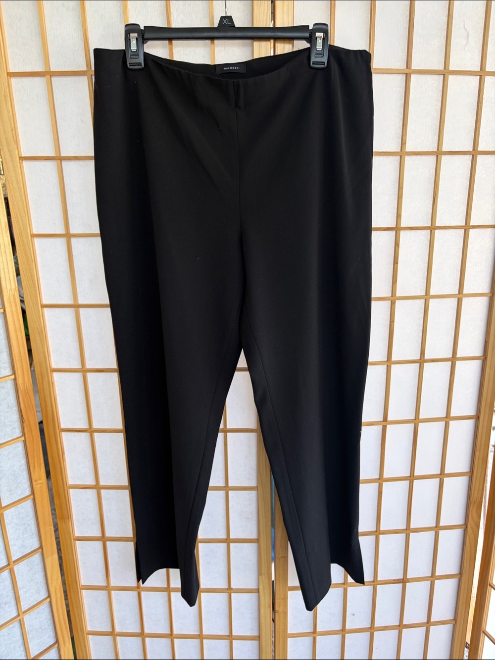 Halogen Rich Black Tailored Dress Pants